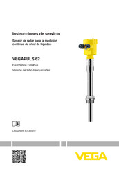 Vega VEGAPULS 62 Instrucciones De Servicio
