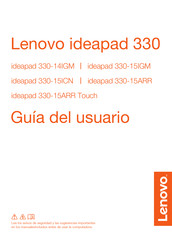 Lenovo Ideapad 330-15IGM Guia Del Usuario