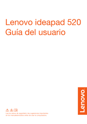 Lenovo ideapad 520 Guia Del Usuario