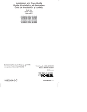 Kohler K-14564 Guía De Instalación Y Cuidado