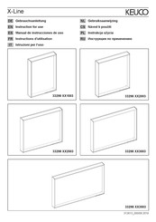 KEUCO X-Line Serie Manual De Instrucciones De Uso