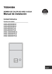 Toshiba ESTIA HWS-455XWHM3-E Manual De Instalación