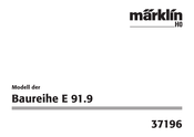 marklin E 91.9 Serie Manual De Instrucciones