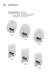 newform THERMO EASY 70401E Manual De Instrucciones