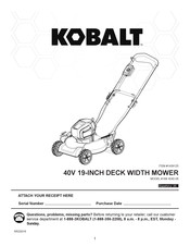 Kobalt KM 4040-06 Manual Del Usuario