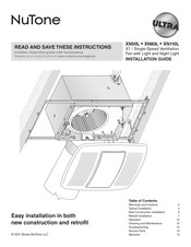 NuTone XN110L Guia De Instalacion
