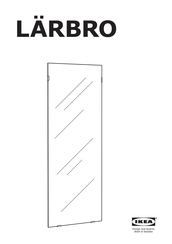 IKEA LARBRO Manual De Instrucciones