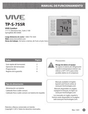 Vive Comfort TP-S-755R Manual De Funcionamiento