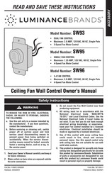 Luminance Brands SW96 El Manual Del Propietario