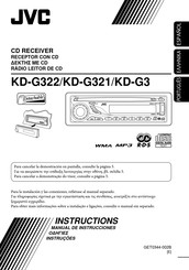 JVC KD-G321 Manual De Instrucciones