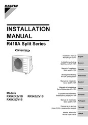 Daikin RXS42J2V1B Manual De Instalación