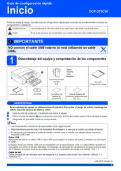 Brother DCP-375CW Guía De Configuración Rápida