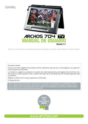 Archos 704 TV Manual De Usuario