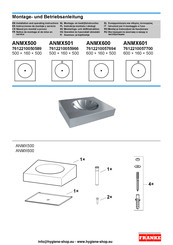 Franke ANMX500 Instrucciones De Montaje Y Servicio