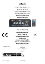 Party Light & Sound PLS1250USB-RC Manual De Instrucciones