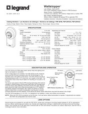 LEGRAND Wattstopper FSP-201B Instrucciones De Instalación