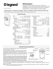 LEGRAND Wattstopper FSP-211B-D Instrucciones De Instalación