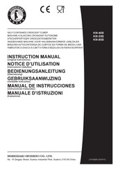 Hoshizaki KM-80B Manual De Instrucciones