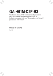 Gigabyte GA-H61M-D2P-B3 Manual De Usuario