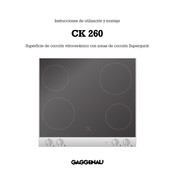 Gaggenau CK 260 Instrucciones De Utilización Y Montaje