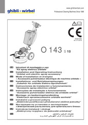 Ghibli & Wirbel O 143 S 10 Instrucciones De Instalación Y Funcionamiento