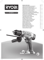 Ryobi R18PD Traducción De Las Instrucciones Originales