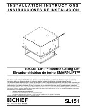 CHIEF SMART-LIFT SL151 Instrucciones De Instalación