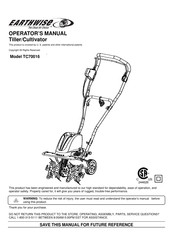 EarthWise TC70016 Manual Del Operador