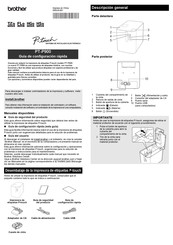 Brother P-touch PT-P900 Guía De Configuración Rápida