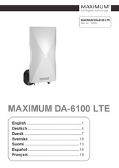 MAXIMUM DA-6100 LTE Manual De Instrucciones