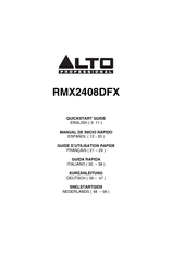 Alto Professional RMX2408DFX Manual De Inicio Rápido