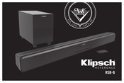 Klipsch RSB-8 Manual Del Usuario
