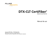 Fluke Networks DTX-CLT CertiFiber Manual De Uso