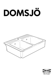 IKEA DOMSJÖ Manual Del Usuario