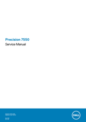 Dell Precision 7550 Manual De Servicio