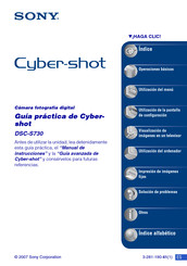 Sony Cyber-shot DSC-S730 Manual De Instrucciones
