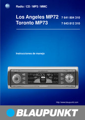 Blaupunkt Toronto MP73 Instrucciones De Manejo