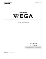 Sony FD Triniton WEGA KV-29 FA315 Manual De Instrucciones
