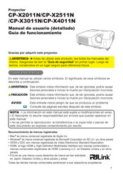 Hitachi CP-X2011N Manual De Usuario