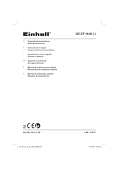 EINHELL GC-CT 18/24 Li-Solo Manual De Instrucciones Original