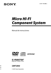 Sony CMT-DH3 Manual De Instrucciones