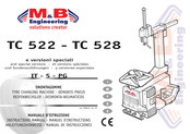 M&B Engineering TC 528 PG Manual De Instrucciones