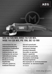 AEG WSE 14-125 MX Instrucciones De Uso