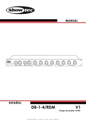 SHOWTEC DB-1-4/RDM Manual De Instrucciones