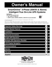 Tripp-Lite SmartOnline Serie Manual Del Propietário