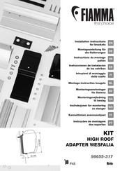 Fiamma 98655-317 Instrucciones De Instalación