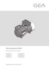 GEA HAX34P/255-4 Instrucciones De Montaje