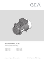 GEA HAX22P/125-4 Instrucciones De Montaje