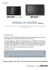 Archos 5g Manual De Usuario