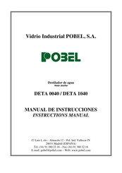 POBEL DETA 0040 Manual De Instrucciones